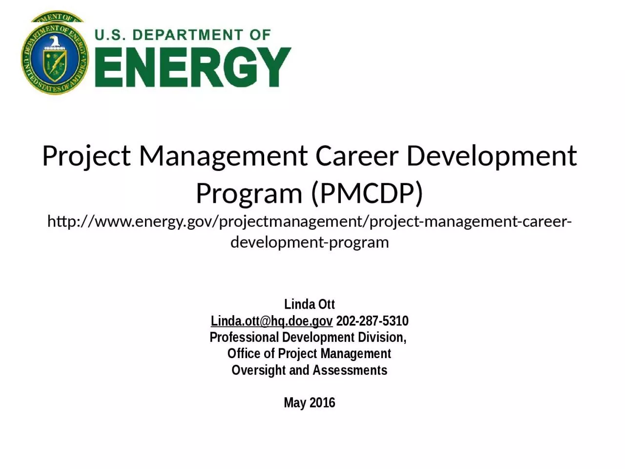 Project Management   Career Development Program (PMCDP