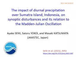 The impact of diurnal precipitation