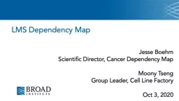 LMS Dependency Map  Jesse Boehm