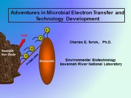 Adventures in Microbial Electron Transfer and Technology Development