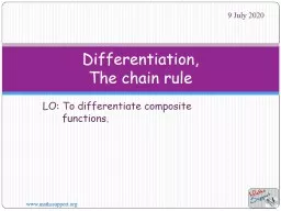 Differentiation,  The chain rule