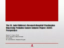The St. Jude Children’s Research Hospital/Washington University Pediatric Cancer Genome Project: