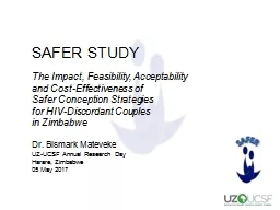 SAFER STUDY The Impact, Feasibility, Acceptability