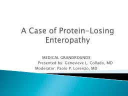 A Case of Protein-Losing