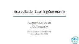 Accreditation Learning Community