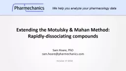 Extending the  Motulsky  & Mahan Method: