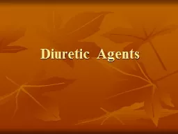 Diuretic Agents Carbonic Anhydrase Inhibitors