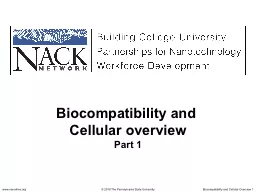 Biocompatibility and  Cellular overview