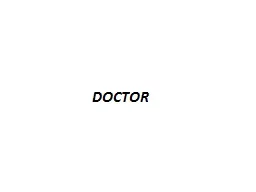 DOCTOR DOCTOR GENERAL PRACTICE