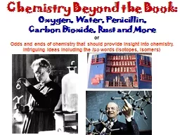 Chemistry Beyond the Book: