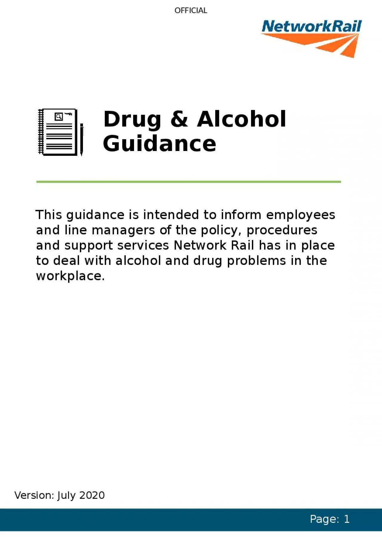 Drug & Alcohol Guidance