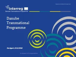 Danube  Transnational Programme
