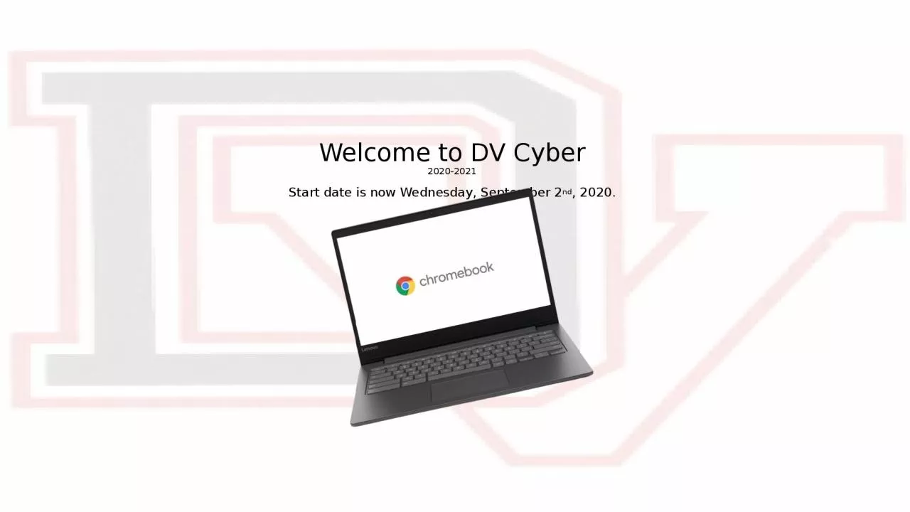 Welcome to DV  Cyber 2020-2021