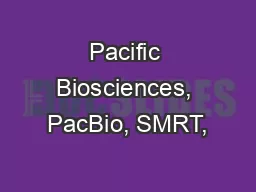 Pacific Biosciences, PacBio, SMRT,