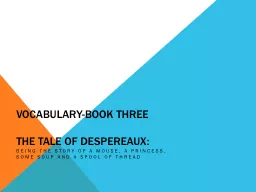 Vocabulary-Book  three The Tale of