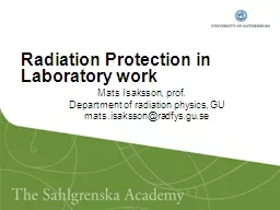 Radiation   Protection  in