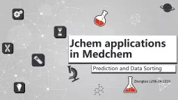 Jchem  applications in  Medchem