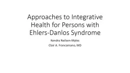 Approaches to Integrative Health for Persons with