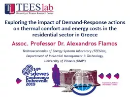 Exploring the impact of Demand-Response actions on thermal comfort and energy costs in the resident