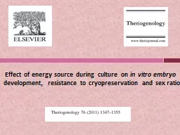 Effect of energy source during culture on