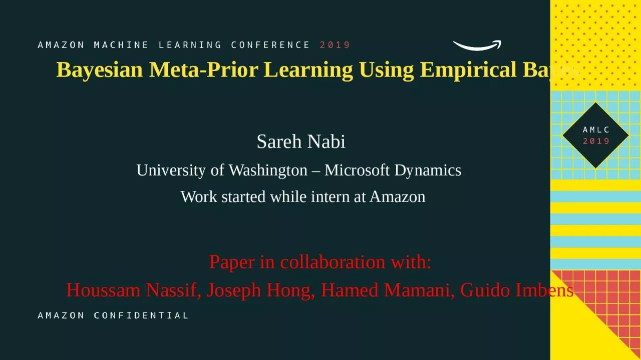 Sareh Nabi University of Washington – Microsoft Dynamics
