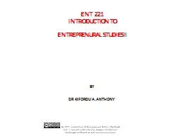 ENT 221 INTRODUCTION TO
