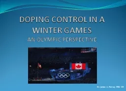 DOPING CONTROL IN A WINTER GAMES