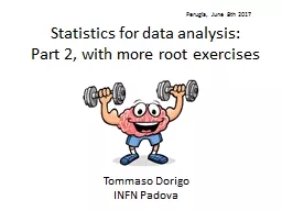 Statistics for data  analysis: