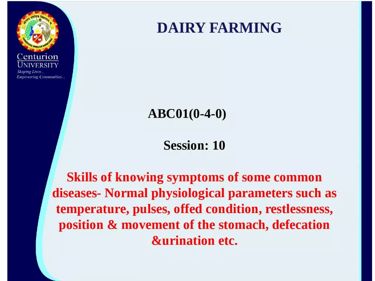 DAIRY FARMING ABC01(0-4-0)