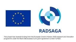 ESR 15 2 RADSAGA Training Workshop – March 2018