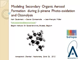Modeling   Secondary   Organic