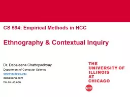 CS 594: Empirical Methods in HCC