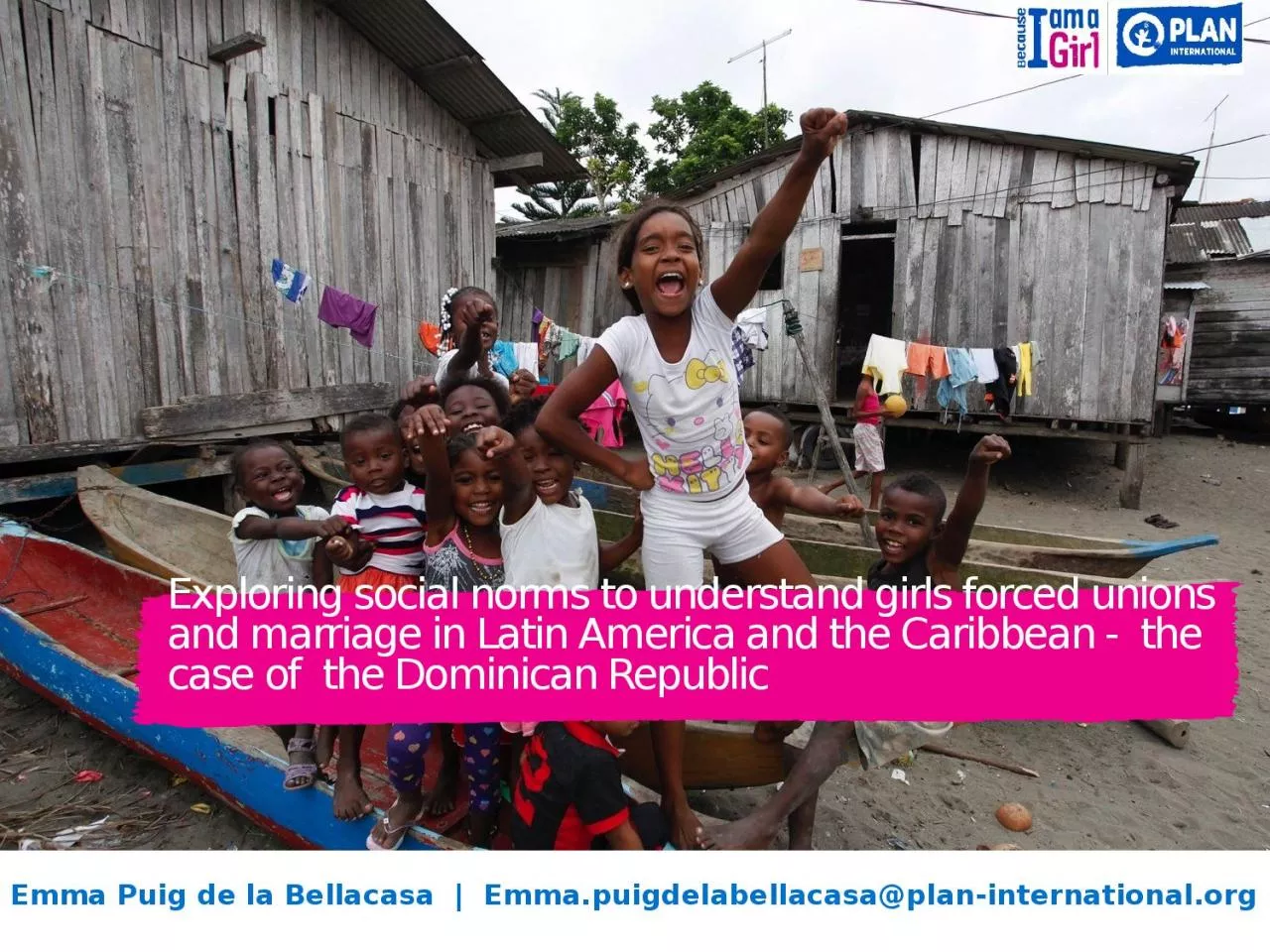 Exploring social norms to understand girls forced unions and marriage in Latin America