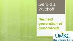 The next generation of  genomicists