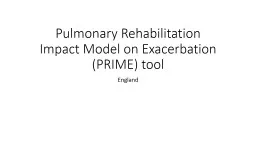 Pulmonary Rehabilitation Impact