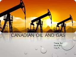 Canadian Oil and Gas   Yimeng