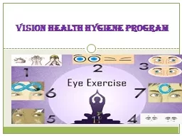 VISION HEALTH HYGIENE PROGRAM