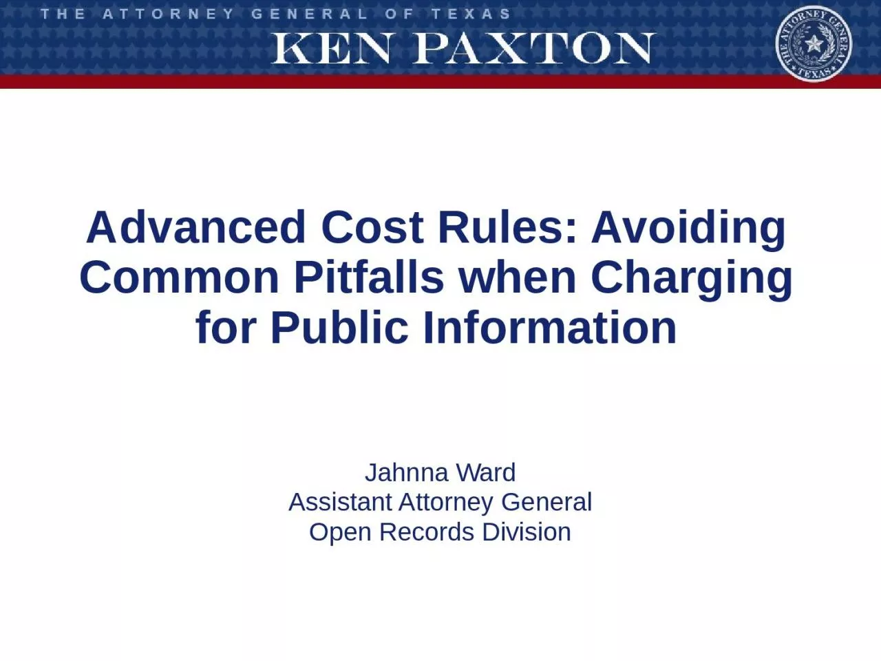 Advanced Cost Rules: Avoiding Common Pitfalls when Charging for Public Information