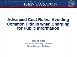Advanced Cost Rules: Avoiding Common Pitfalls when Charging for Public Information