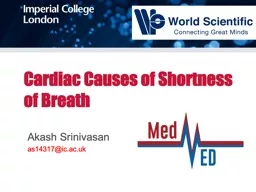 Cardiac Causes of Shortness of Breath