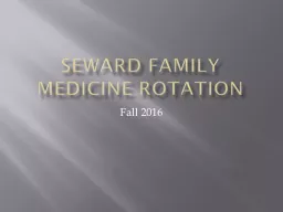 Seward family medicine rotation