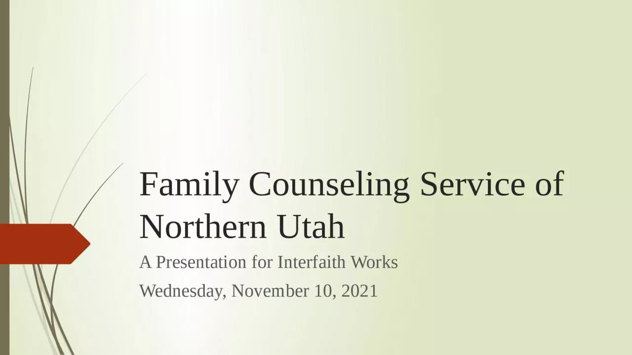 Family Counseling Service of Northern Utah