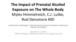 The Impact of Prenatal Alcohol Exposure on The Whole