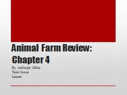 Animal  F arm Review: Chapter 4