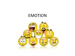 EMOTION  What is Emotion?