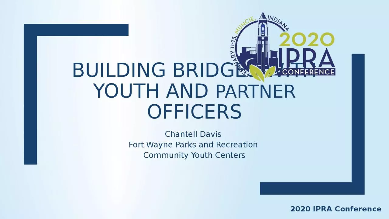 Building Bridges with youth and