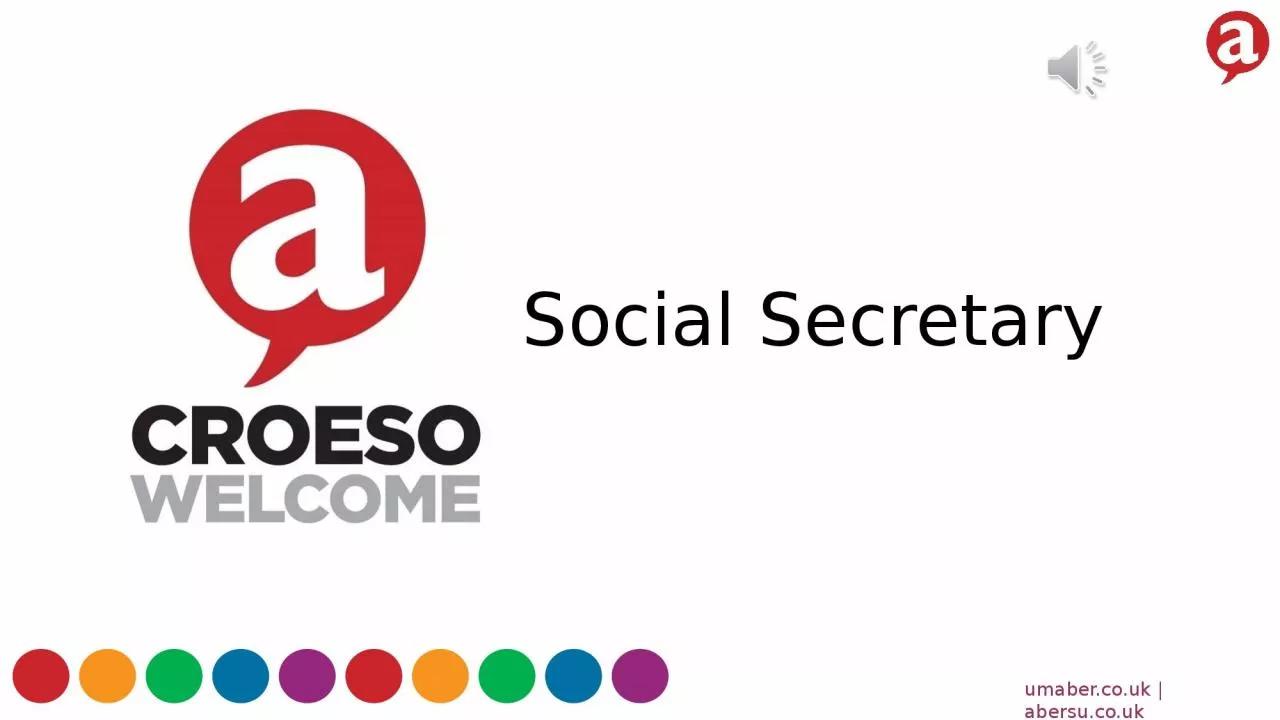 Social  Secretary Your Opportunities Team