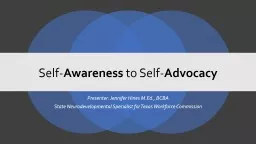 Self- Awareness  to Self-