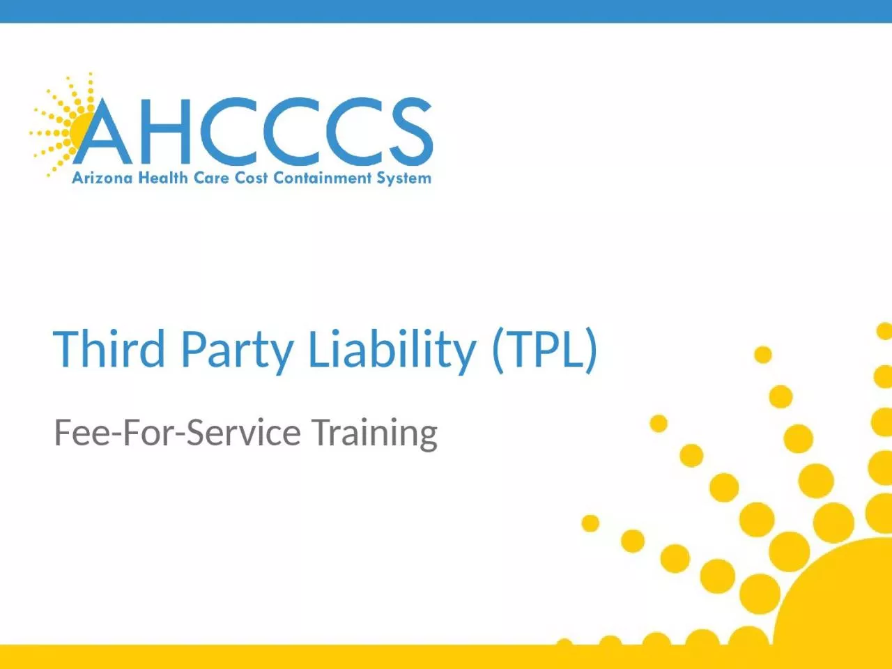 Third Party Liability (TPL)
