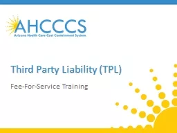 Third Party Liability (TPL)